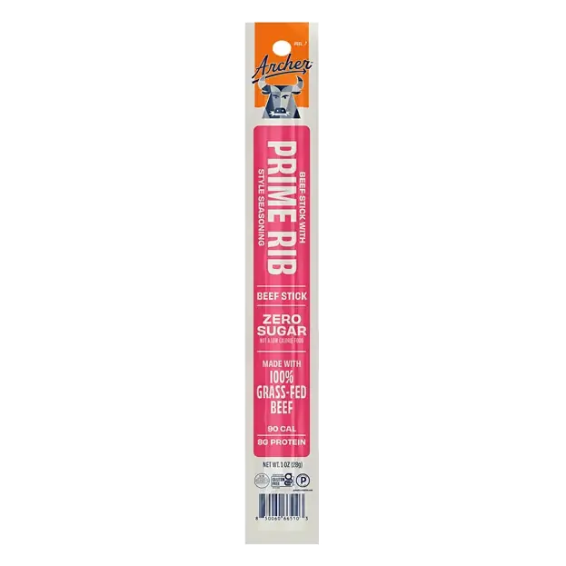 Grass-Fed Beef Stick with Prime Rib Style Seasoning