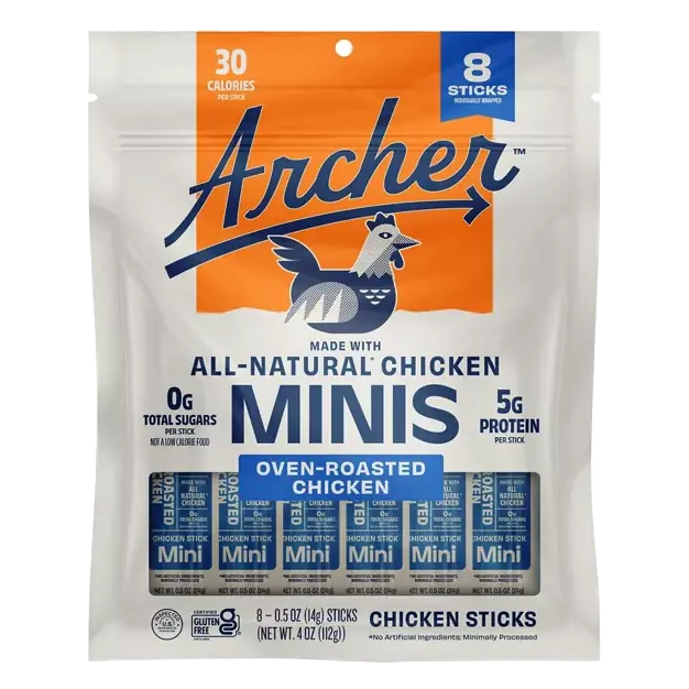 Mild Oven-Roasted Chicken Minis Chicken Sticks
