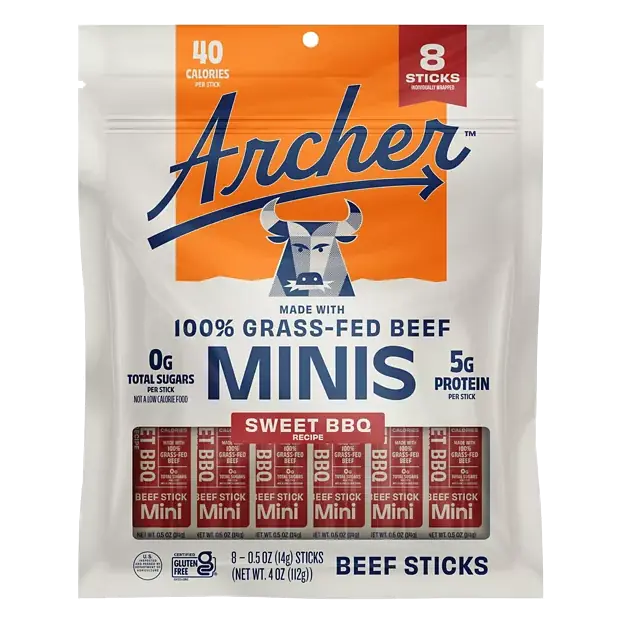 Sweet BBQ Recipe Minis Beef Sticks