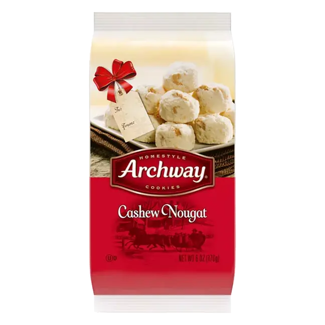 Cashew Nougat Cookies