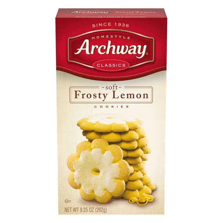 Frosty Lemon Soft Cookies