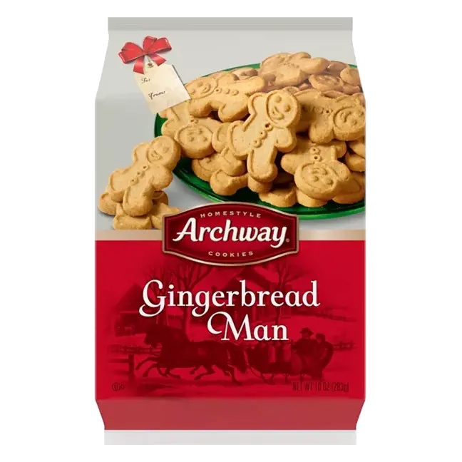 Holiday Gingerbread Man Cookies