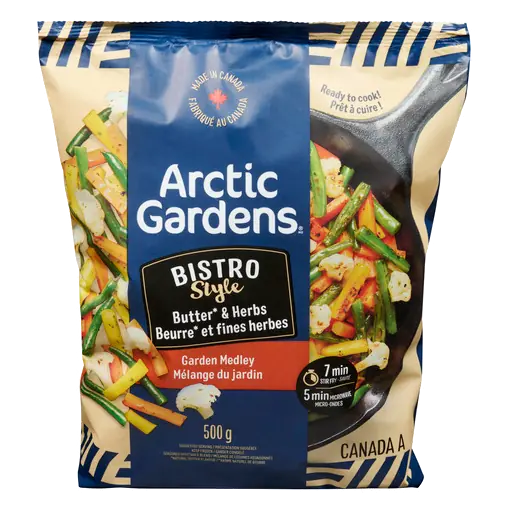 Bistro Style Seasoned Vegetable Blend Butter & Herbs Garden Medley 500 g