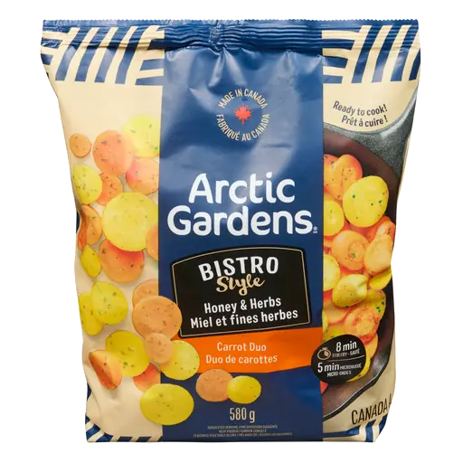 Frozen Carrot Duo Bistro Style Seasoned Honey And Herbs 580 g