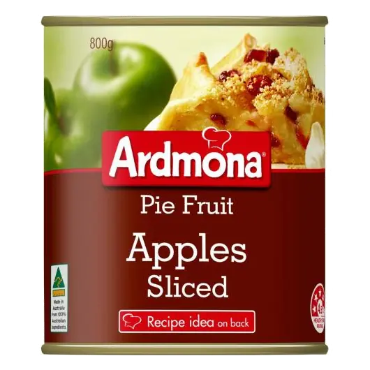Apple Pie Slices Canned
