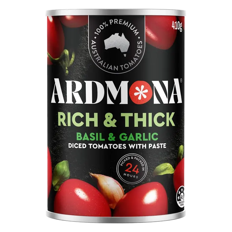 Rich & Thick Basil & Garlic Tomatoes