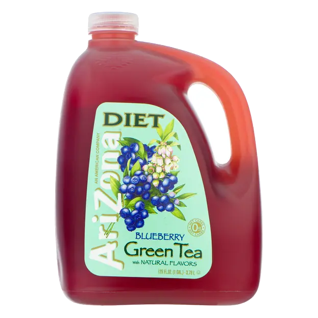 Diet Blueberry Flavor Green Iced Tea