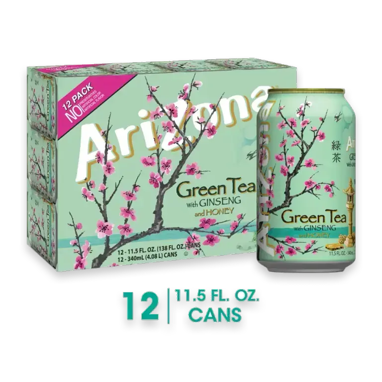 Ginseng & Honey Green Iced Tea Multipack Cans