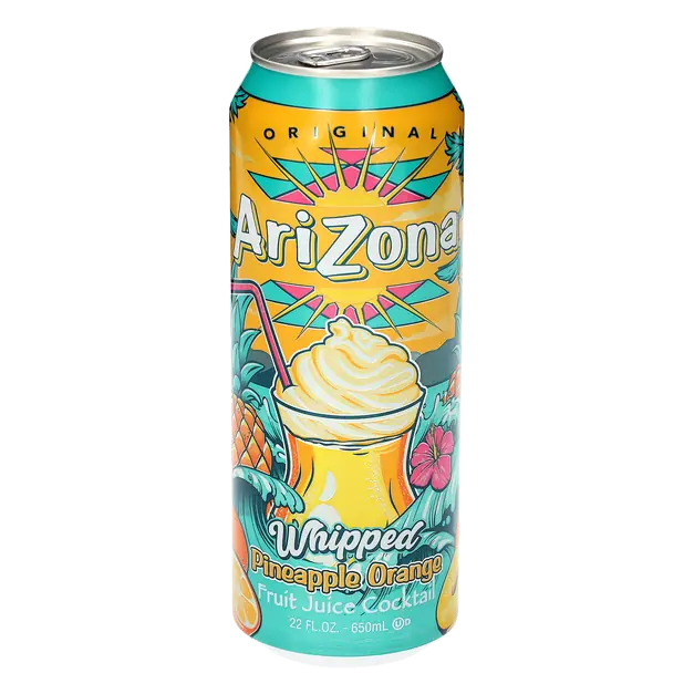 Whipped Pineapple Orange Fruit Juice Cocktail