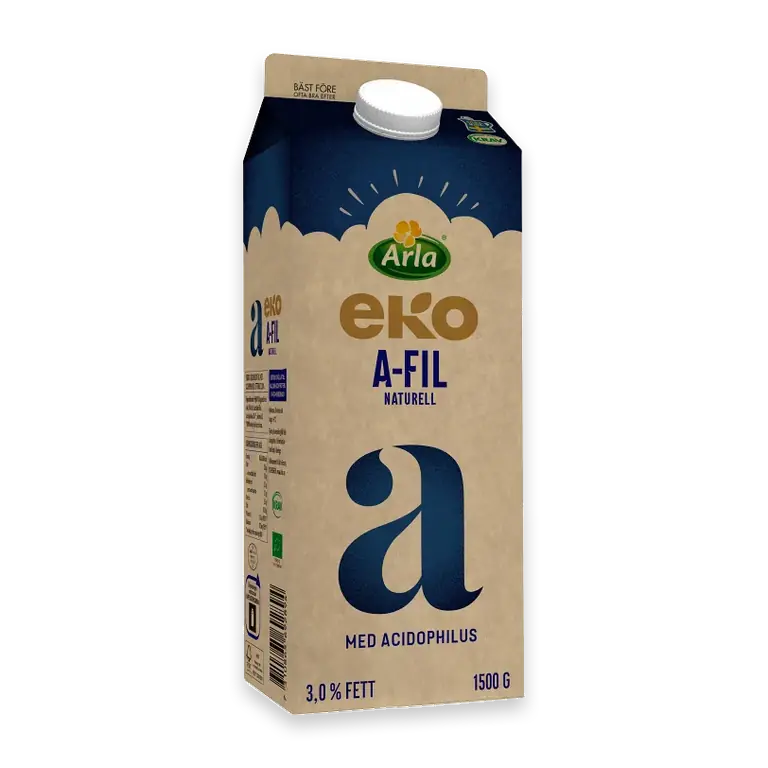 A-fil Naturell Acidophilus 3% Ekologisk 1500g Arla®