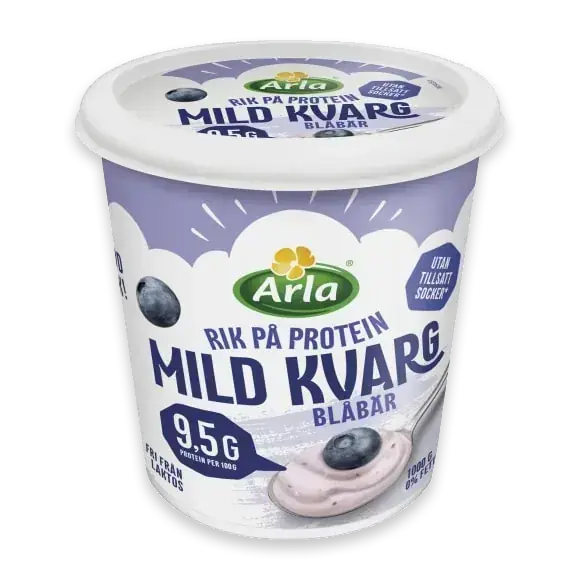 Blåbär Mild Kvarg Laktosfri 0,2%