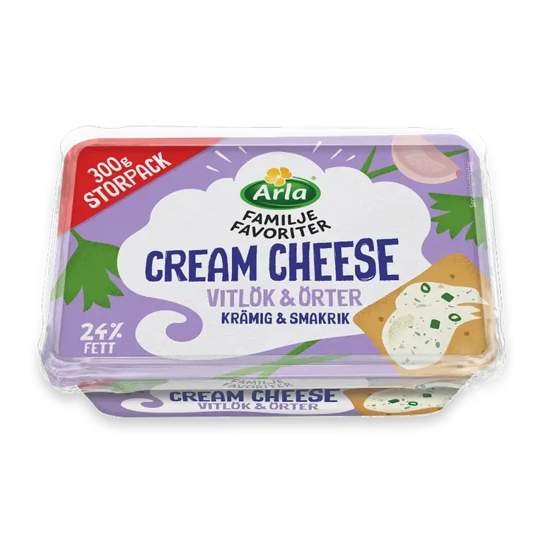 Cream cheese Vitlök & Örter 300g Arla®