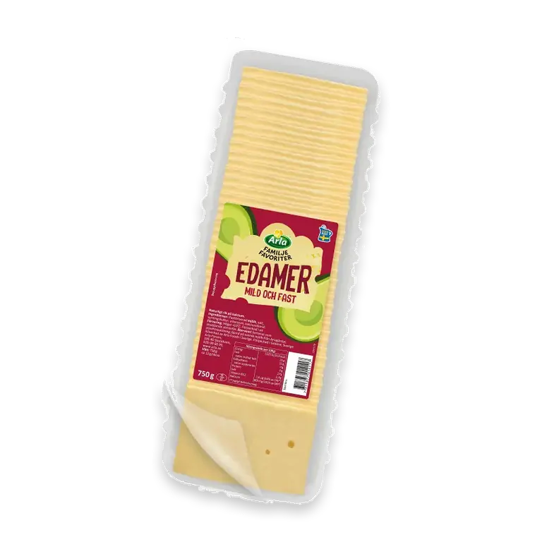 Familjefavoriter Edamer skivad 23% 750g