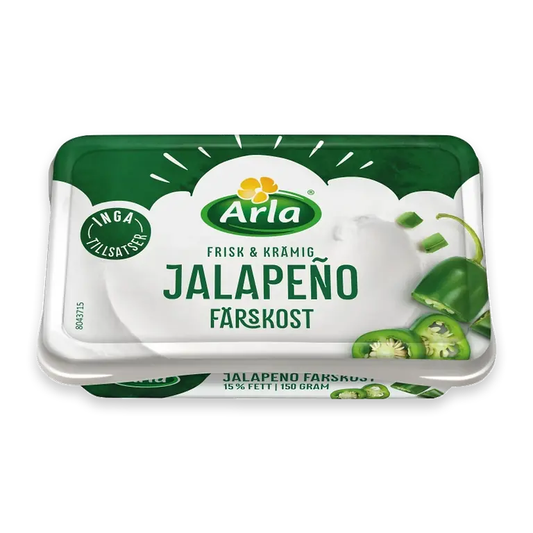 Färskost Jalapeño 150g