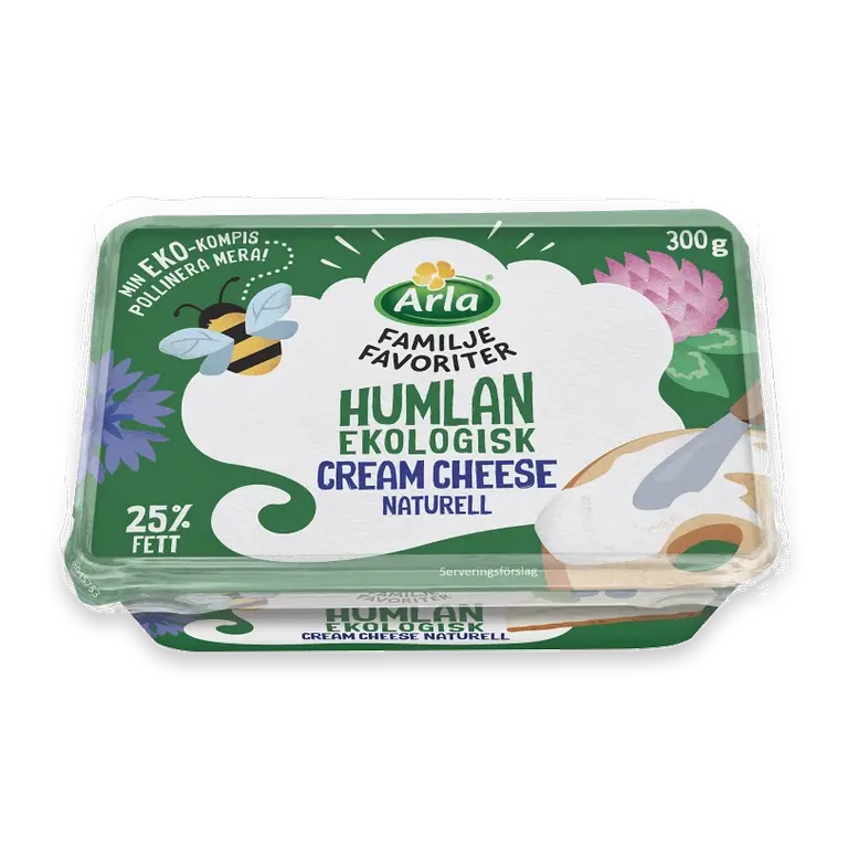 Färskost Naturell Familjefavoriter Humlan Ekologisk 300g Arla®