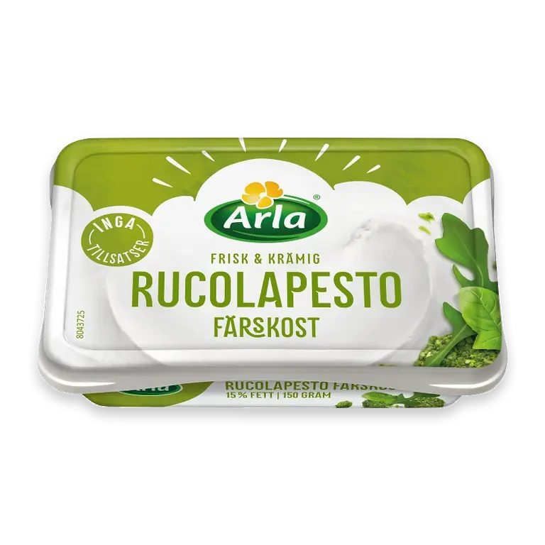 Färskost Ruccolapesto 150g