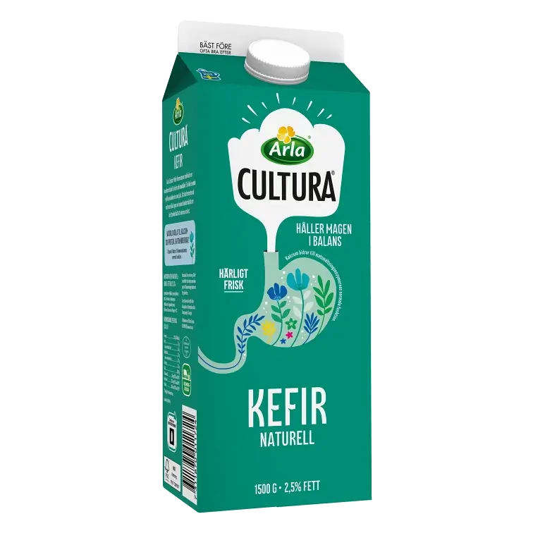 Filmjölk Cultura® Kefir Naturell 2.5% 1,5l