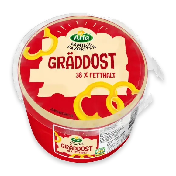 Gräddost Familjefavoriter 38%