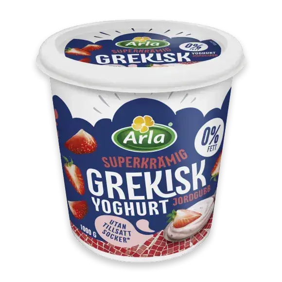 Jordgubb Grekisk Yoghurt 0%