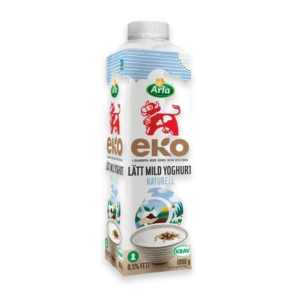 Lätt Naturell Mild Yoghurt Ekologisk 0,5%