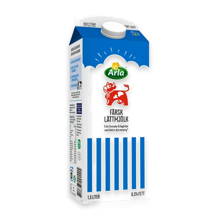 Färsk lättmjölk 0,5% 1,5l Arla Ko®