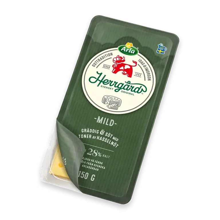 Herrgård mild skivad 28% 150g