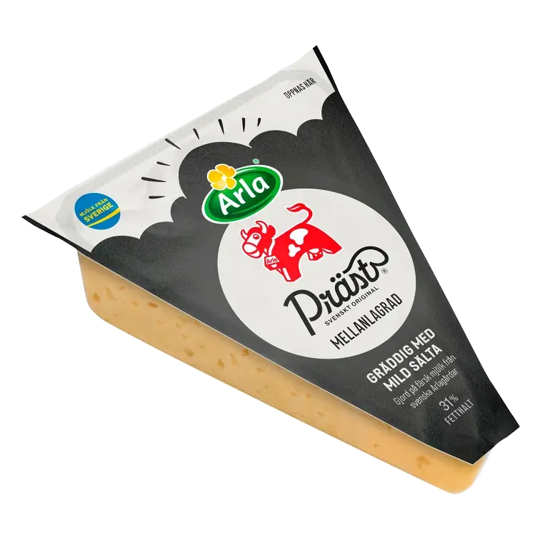 Präst® ost mellan 31% ca 720g Arla Ko®