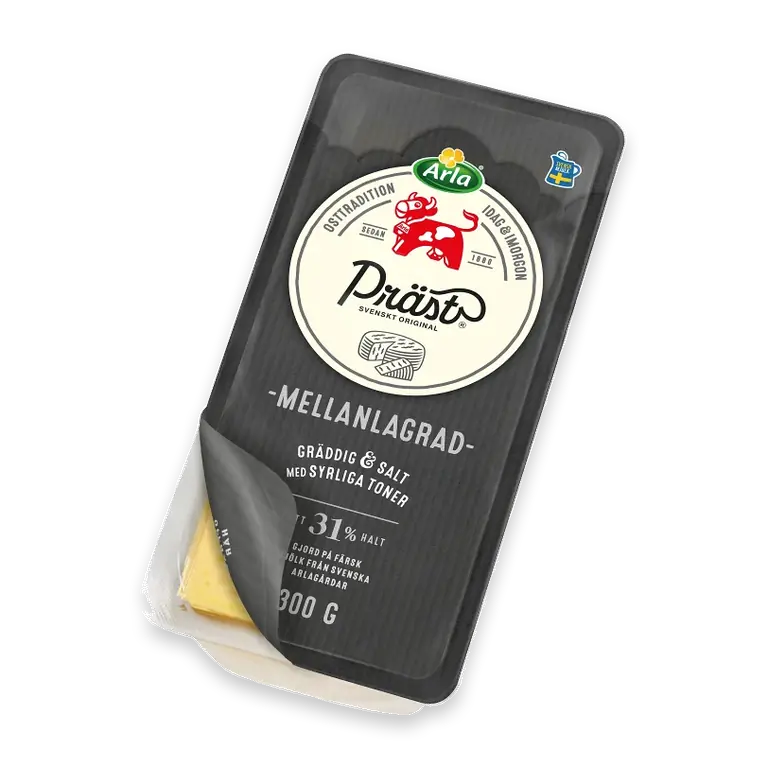 Präst® skivad ost 31% 300g Arla Ko®