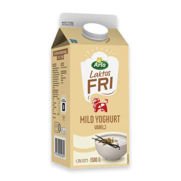 Vanilj Mild Yoghurt Laktosfri 1,3%