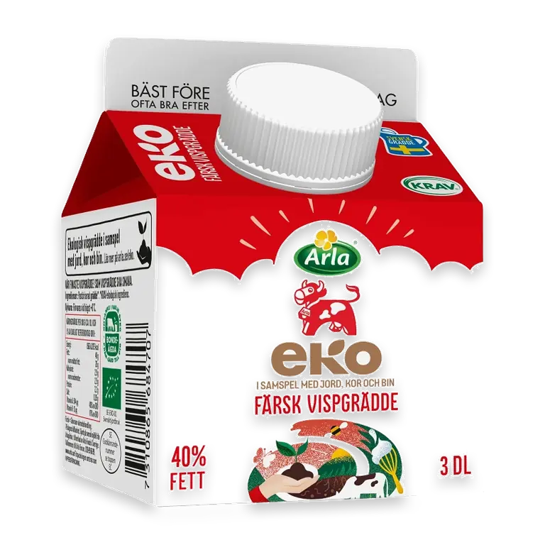 Vispgrädde Färsk Ekologisk 40% 3dl Arla Ko®