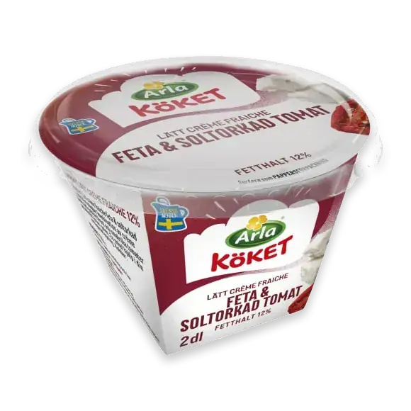 Feta Tomat Lätt Crème Fraiche 12%