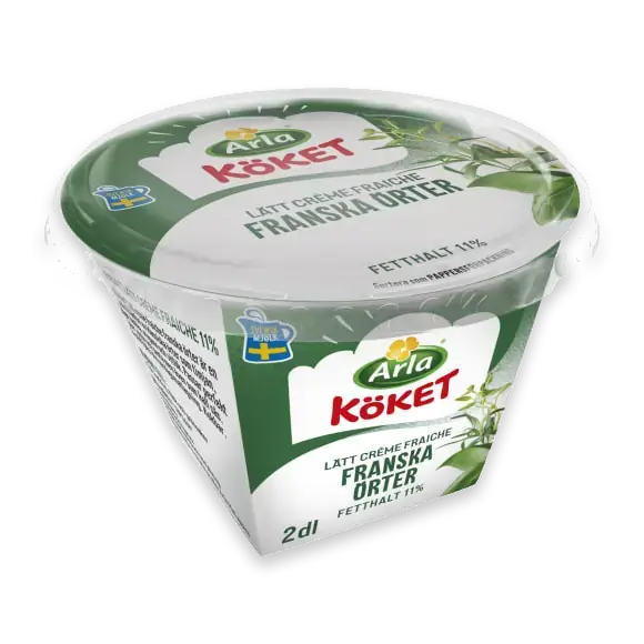 Franska Örter Lätt Crème Fraiche 11%