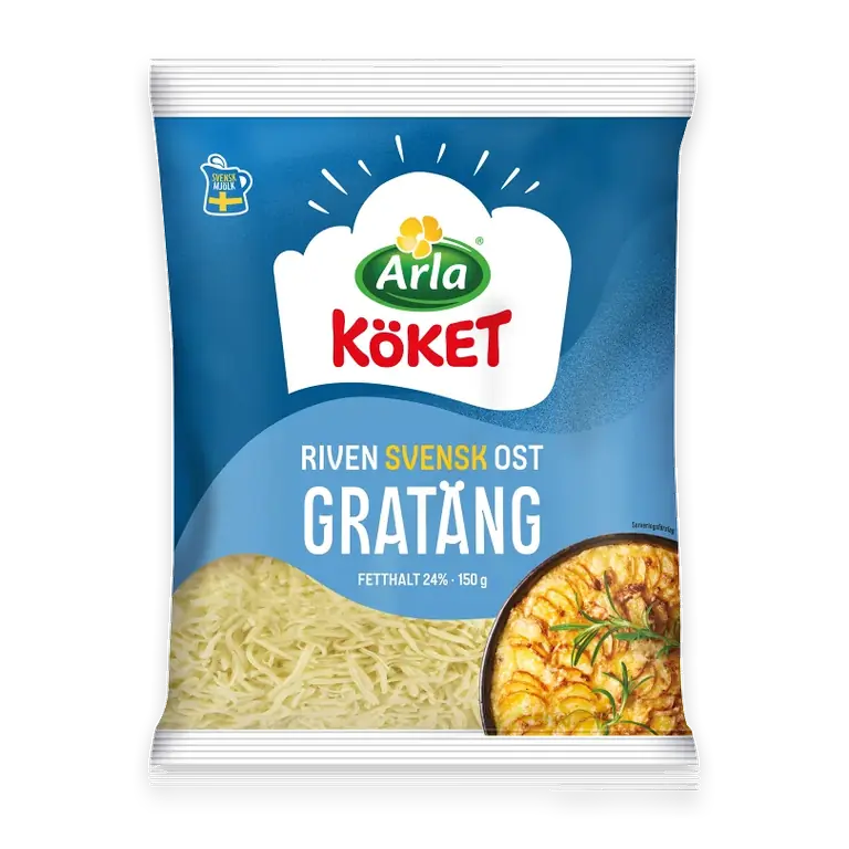 Gratängost riven 24% 150g Arla Köket®