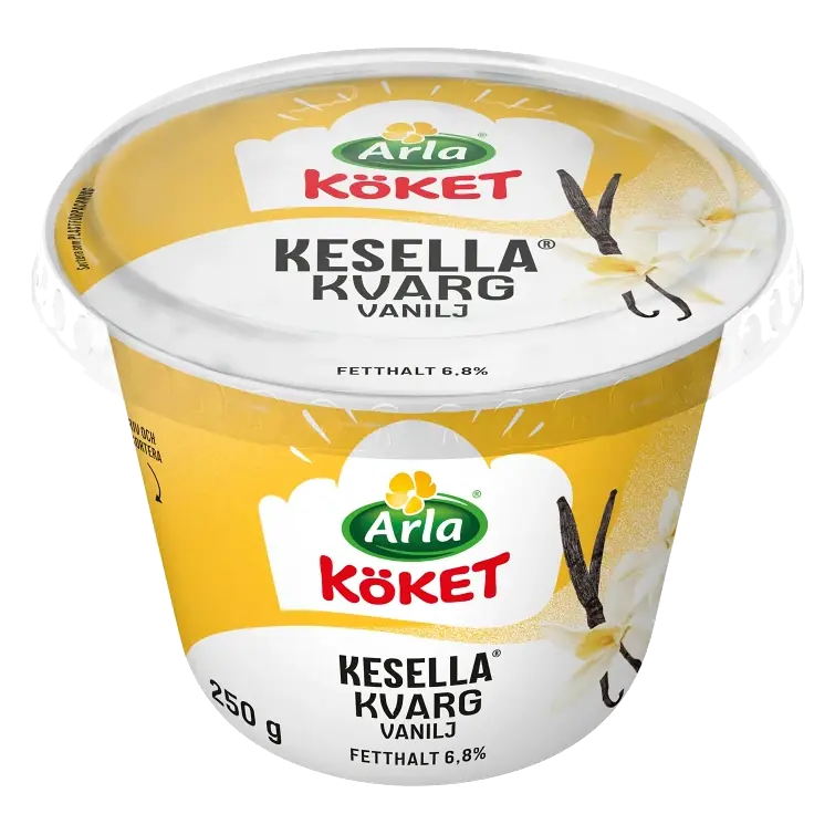 Kesella® Kvarg Vanilj 6.8% 250g Arla Köket®