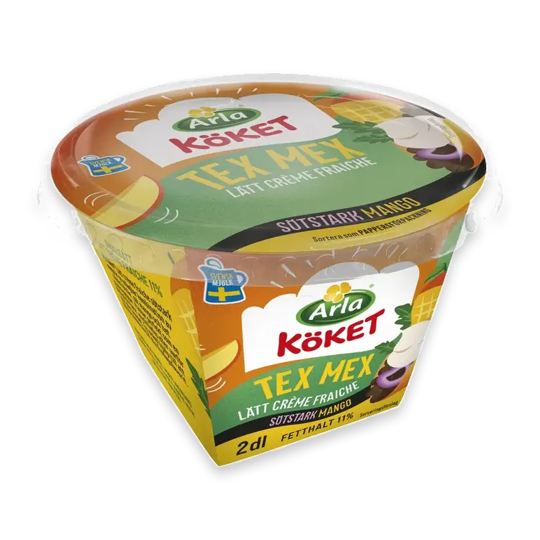Lätt Crème Fraiche Sötstark Mango 11% 200ml Arla Köket®