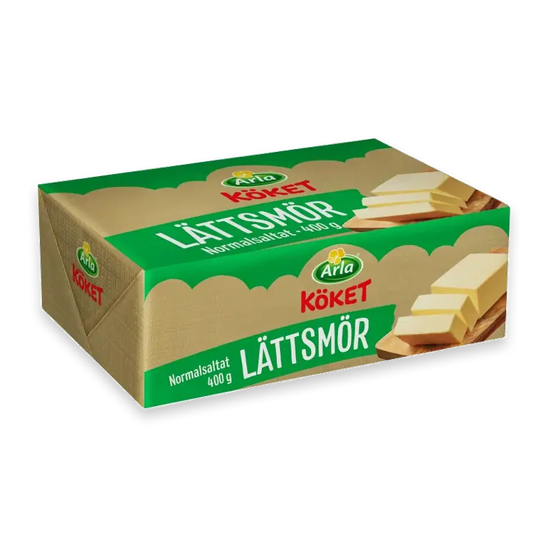 Lättsmör Normalsaltat 60% 400g Arla Köket®