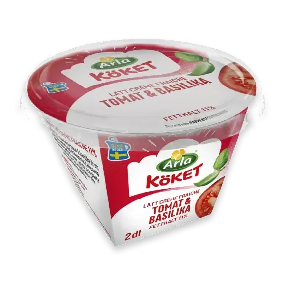 Tomat Basilika Lätt Crème Fraiche 11%