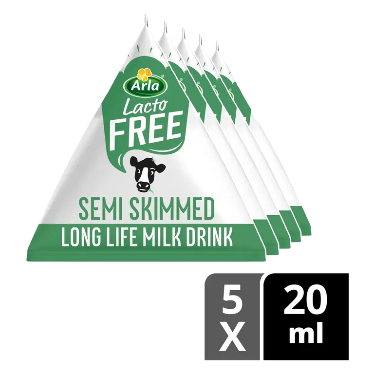 LactoFREE Long Life Semi Skimmed Milk Drink 5 x 20ml
