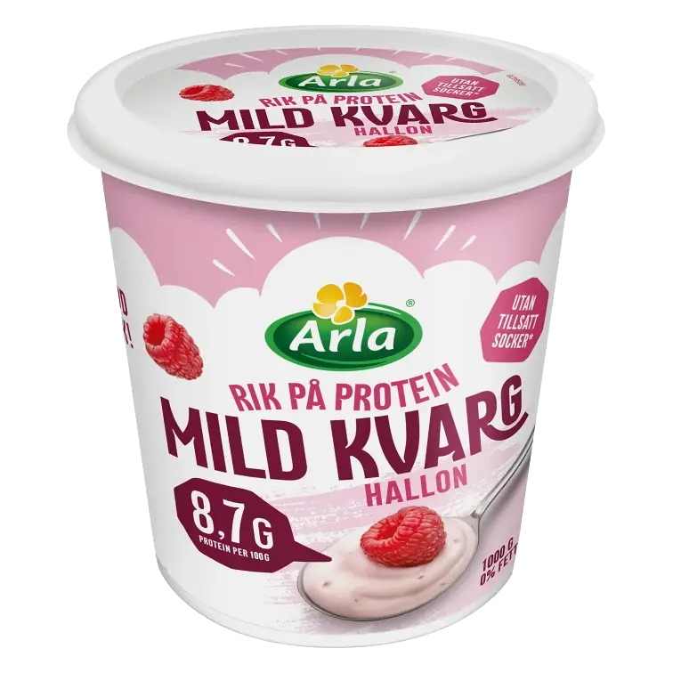 Mild Kvarg Hallon 0,2% 1000g Arla®