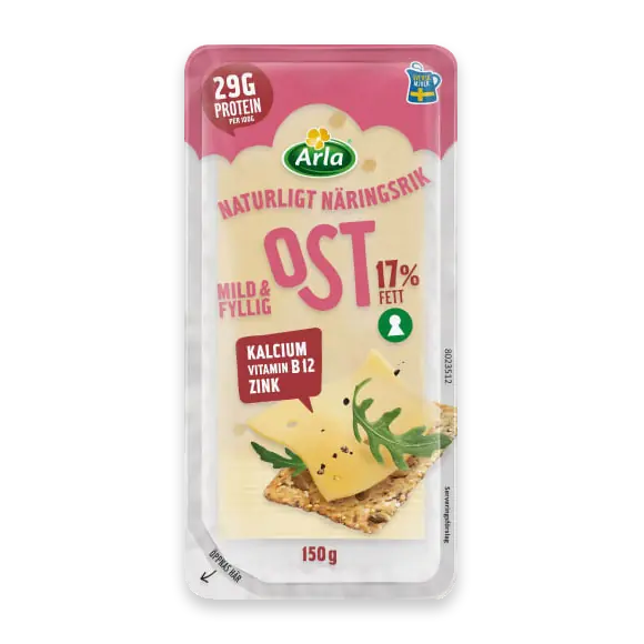 Mild&fyllig Skivad Ost 17%