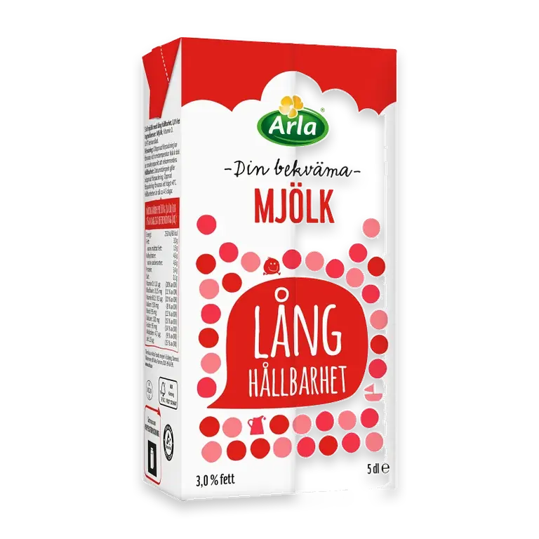 Mjölk Lång hållbarhet 3% 5dl