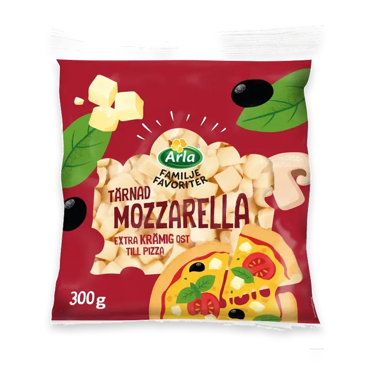 Mozzarella tärnad Familjefavoriter 300g Arla®
