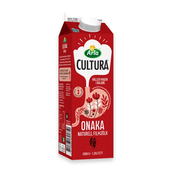 Onaka Naturell Filmjölk Cultura 1,5%