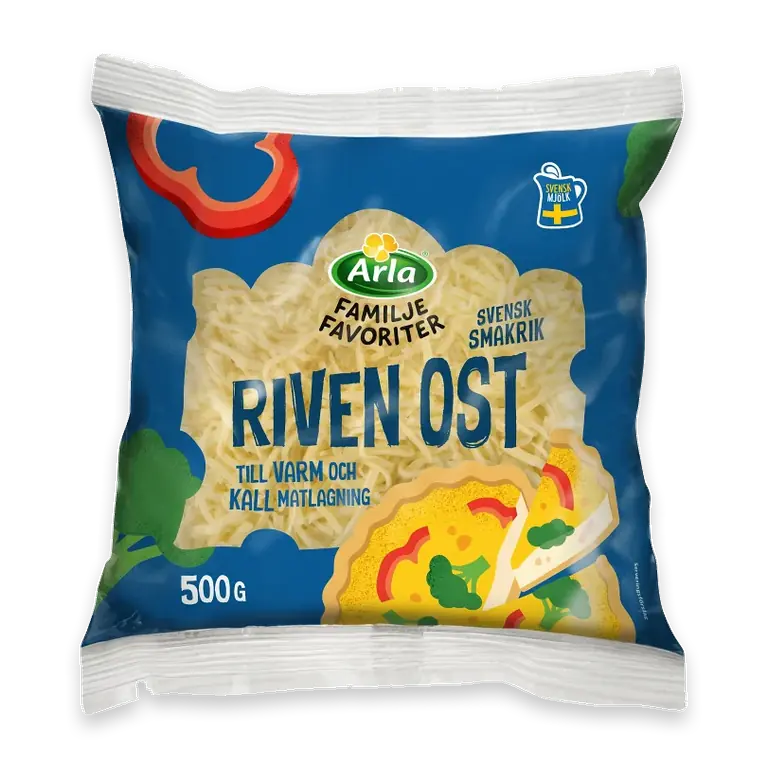 Ost riven 500g