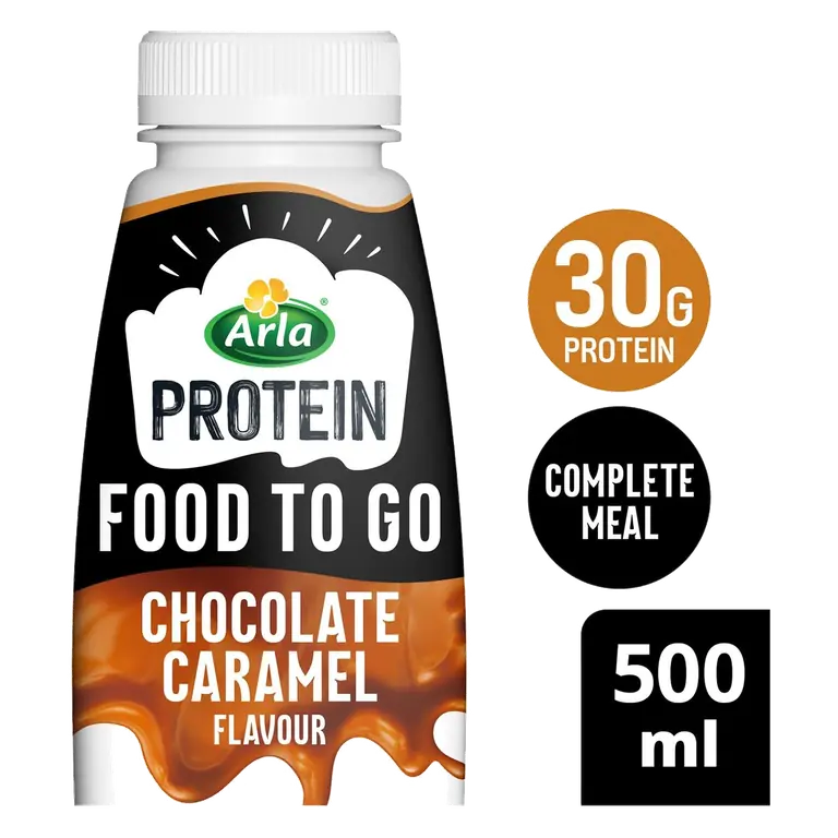 Protein Food To Go Chocolate Caramel Meal Replacement Shake 500ml