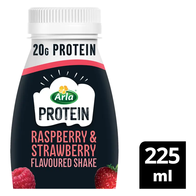 Arla Protein Raspberry and Strawberry Flavoured Milk 225ml