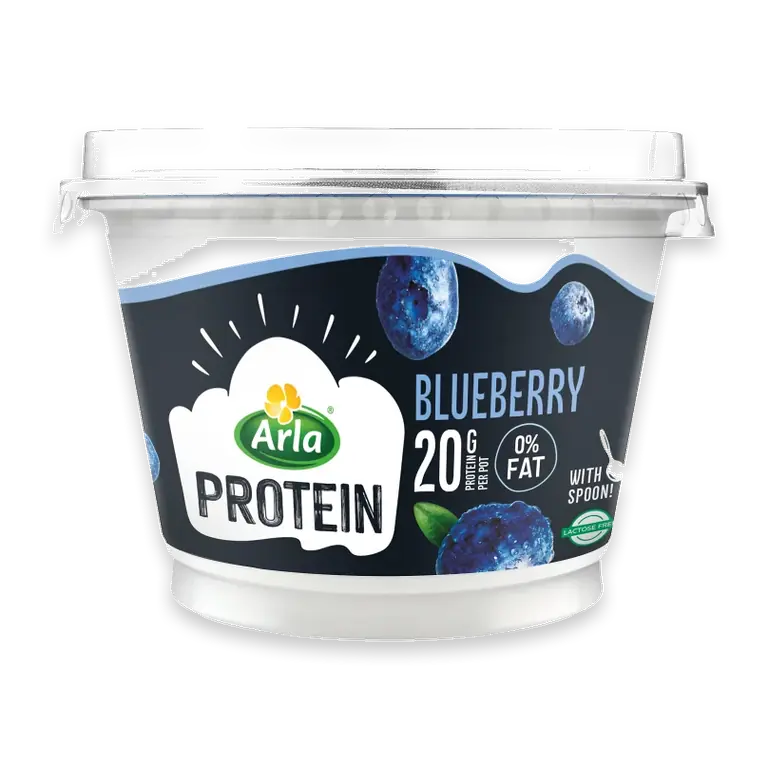 Proteinkvarg Blåbär Laktosfri 0,2% 200g Arla®