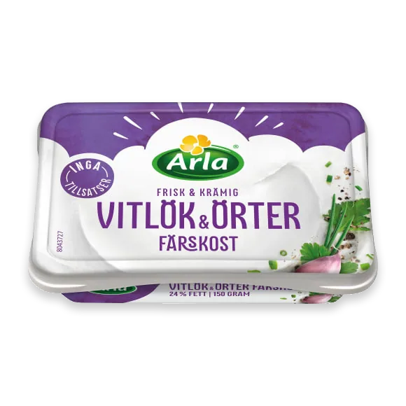 Vitlök&örter Färskost 24%