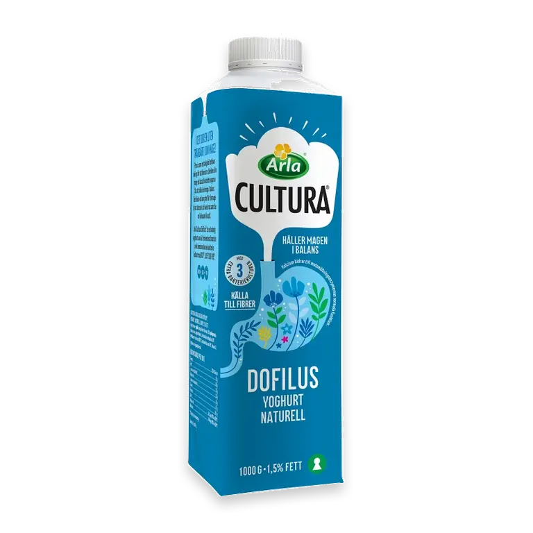 Yoghurt Dofilus Naturell 1,5% Laktosfri 1000g Arla Cultura®