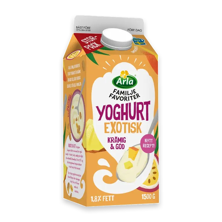 Yoghurt Familjefavoriter Exotisk 1500g Arla®